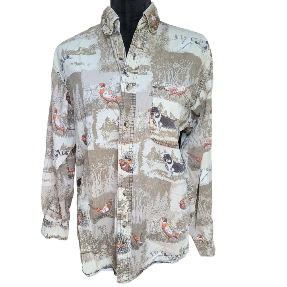 Vintage Field Tested Outdoor Life Pheasant Hunting Shirt Men's S 34/36 FTWL-1655
